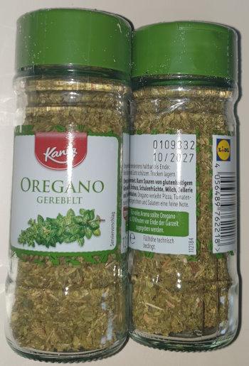 Oregano Ρίγανη σε μικρό γυάλινο βαζάκι - glass dispenser