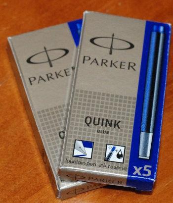 Fountain Pen Ink: Quink 4 Parker, 5pack