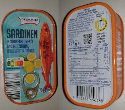 Σαρδέλλες σε ηλιέλαιο, κλπ - κονσέρβα / Anchovies Sardines Sardellen in Sunflower/etc oil in can