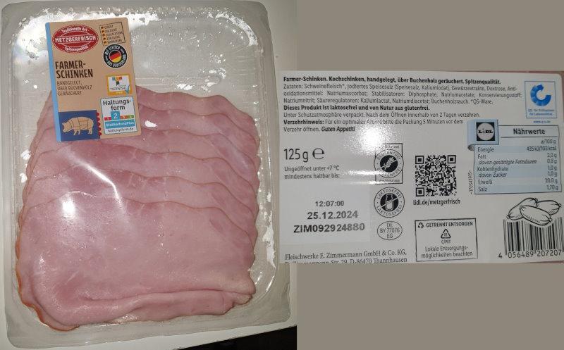 Farmer Schinken 125gr Metzgerfrisch