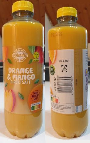 Orange, Mango Juice - Direktsaft