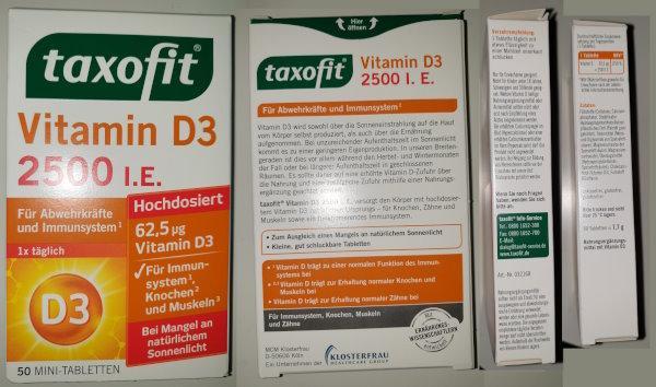 D3 tablets 62,5 μg