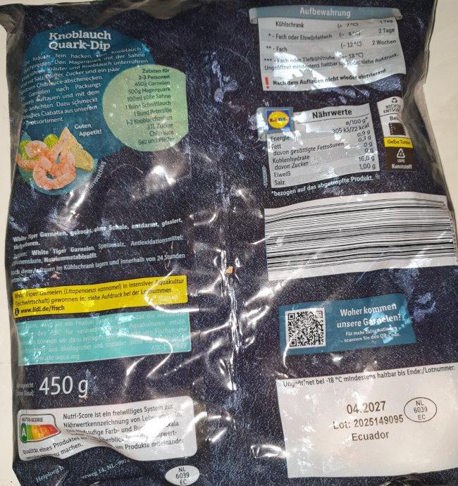ASC-Ocean Sea - White Tiger Garnelen - Premium Prawns 3