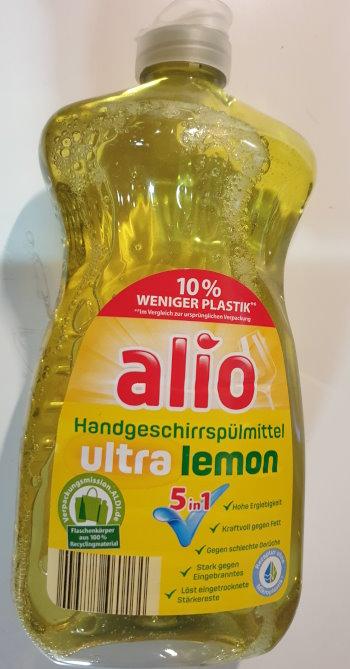 Alio Handgeshirrspülmittel - Ultra Lemon