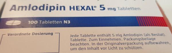Amlodipin Hexal 5mg 3