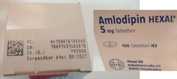 Amlodipin Hexal 5mg 2