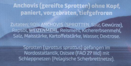 Anchovies - precooked Panierte 2