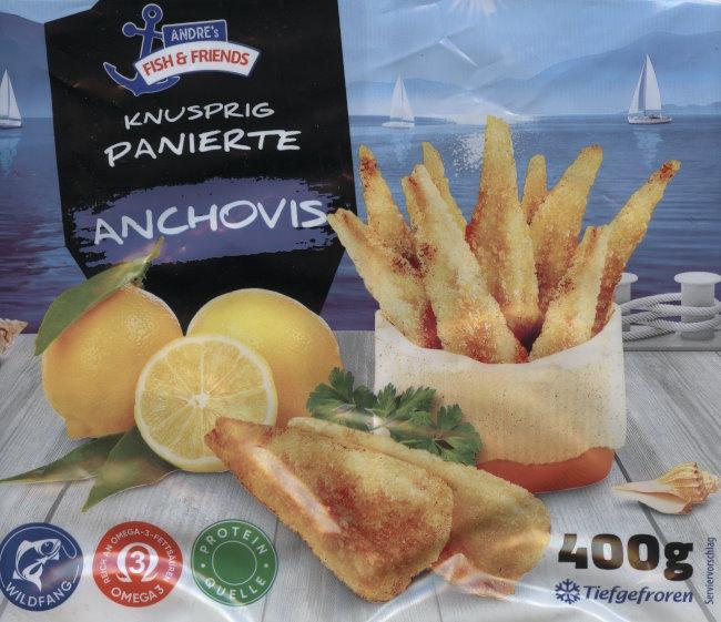 Anchovies - precooked Panierte