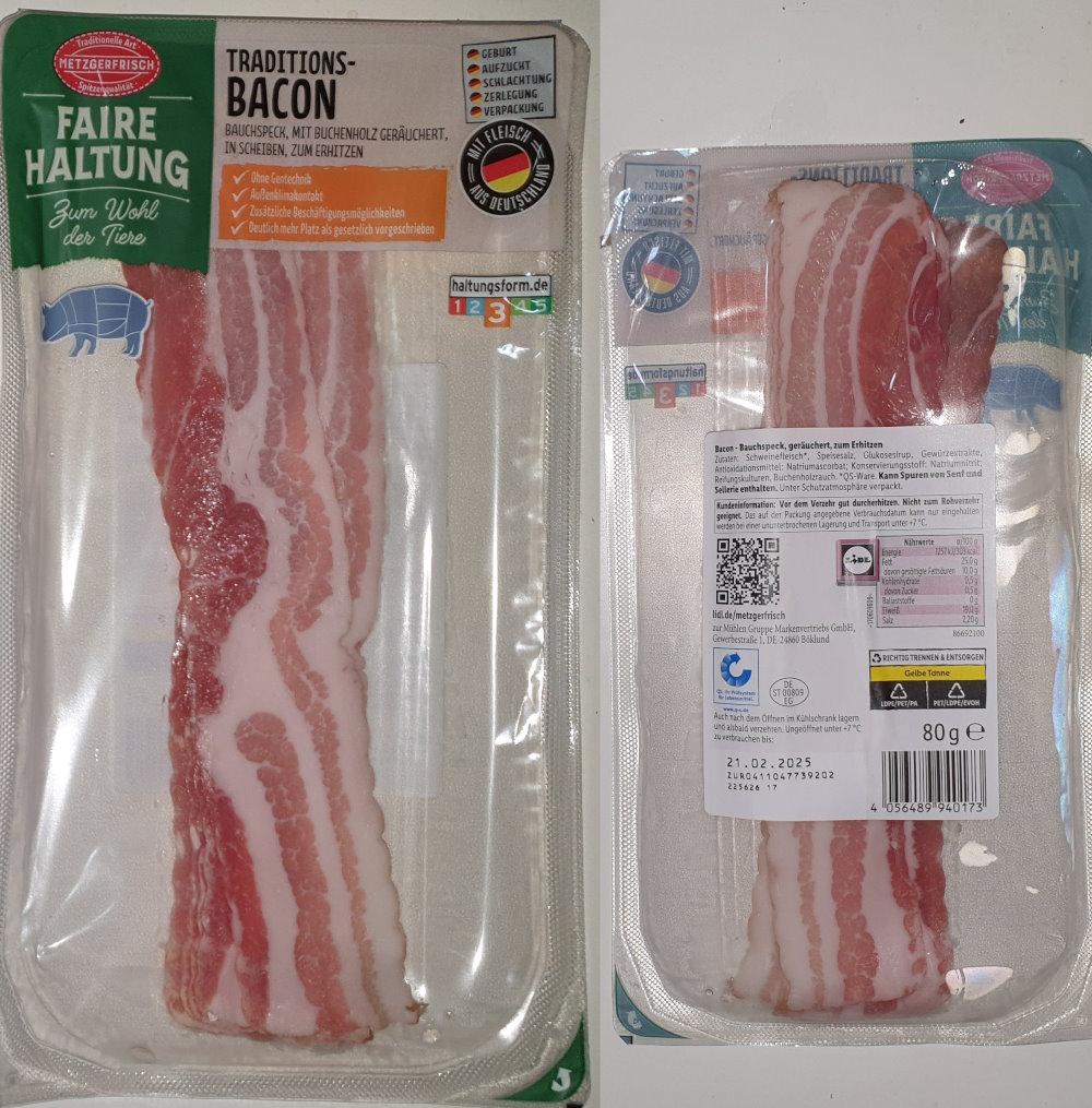 Bacon Metzgerfrisch 80gr
