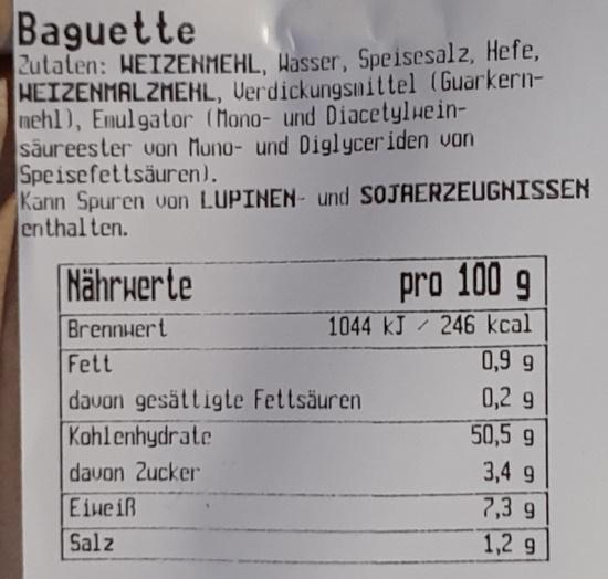 Baguette - Rewe 2