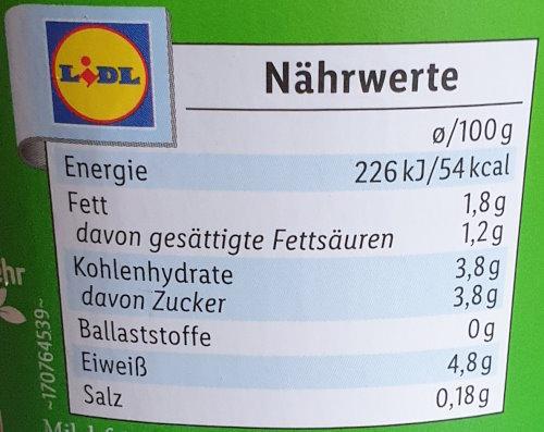 Bio Fettarmer Joghurt Milbona 500gr 2