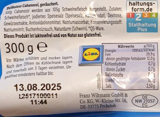 Cabanossi geräuchert 3
