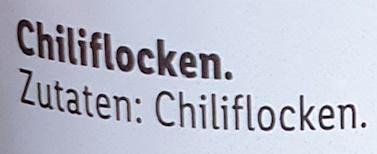 Chiliflocken in Glasbehälter 2