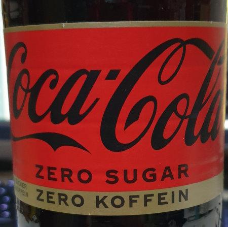Coca Cola          Coffein free Sugar free