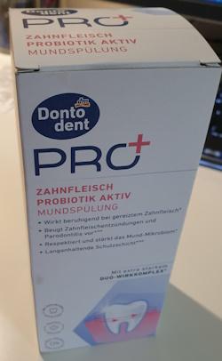 Dontodent PRO+ Mundspülung Zahnfleisch Probiotik Aktiv
