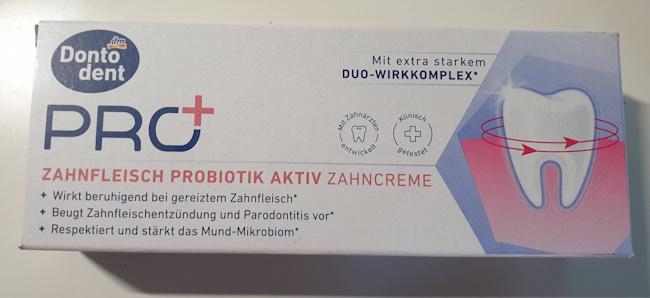 Dontodent PRO+ Zahncreme Zahnfleisch Probiotik Aktiv