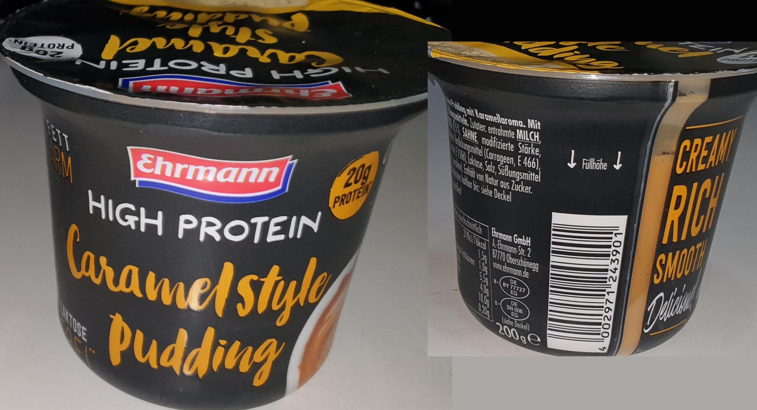 HighProtein Caramel Pudding - Ehrmann 2