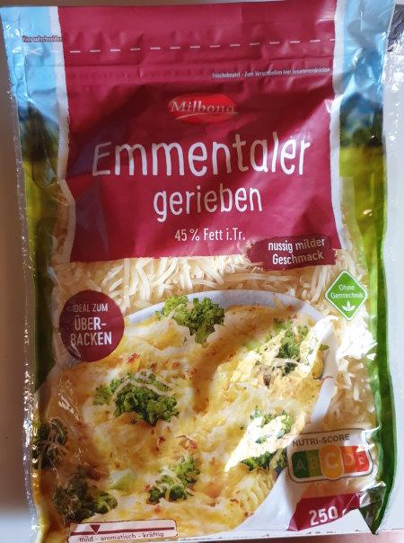 Emmentaler gerieben - Milbona