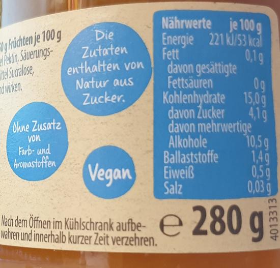 Marmelade - Konfitüre mit wenig Zucker 3