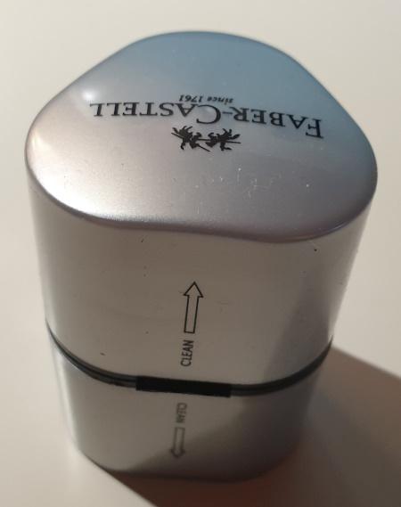 Faber-Castell - Trio Pencil Sharpener Tub Box GRIP 2001 Silver