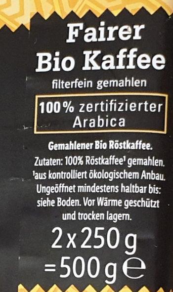 Fair Globe Bio Kaffee 2