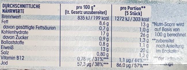 Fischstäbchen - Iglo 2