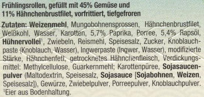 Frühlingsrollen mit Hähnchen - Tiefgefroren 6