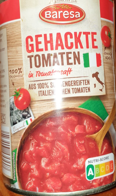 Gehackte Tomaten
