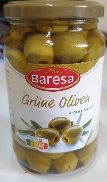 Green olives no stone Grüne entsteint