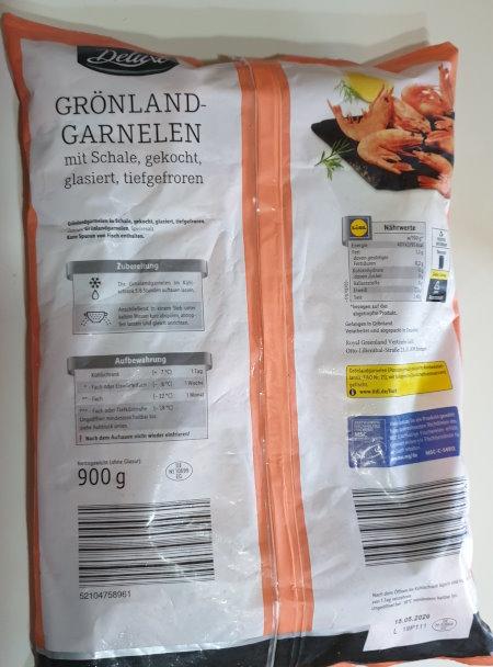 Grönland Garnelen mit Schale gekocht 4