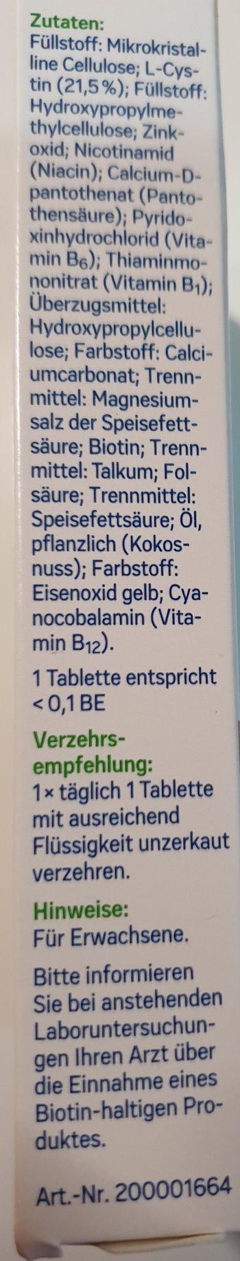 Biotin, Zink, Folsäure 4