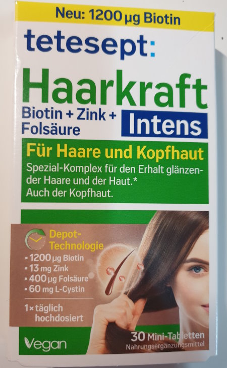 Biotin, Zink, Folsäure