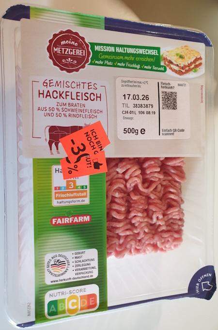 Minced mixed Hackfleisch gemischt Κιμάς ανάμεικτος (χοιρ., μοσχ.) 3