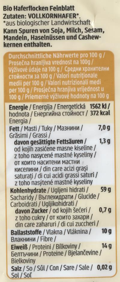 Haferflocken 6