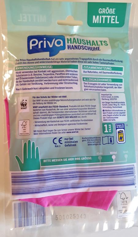 Haushalts Handschuhe - Priva 2