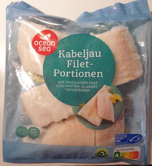 Kabeljau Filet-Portionen