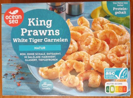 King Prawns-White Tiger Garnelen aus Fischzucht