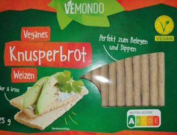 Knusperbrot veganes Vemondo 125gr