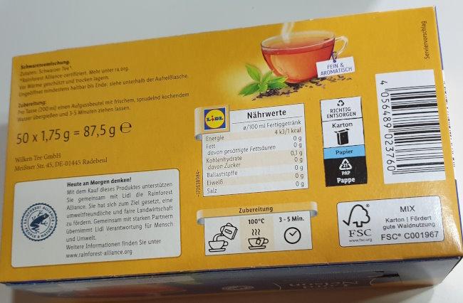 Lord Nelson - Schwarztee Mischung - Black tea mix 2
