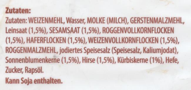 Mehrkorn Brötchen - tiefgekühlt 3