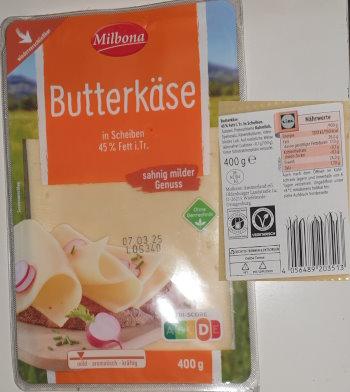 Butterkäse sliced