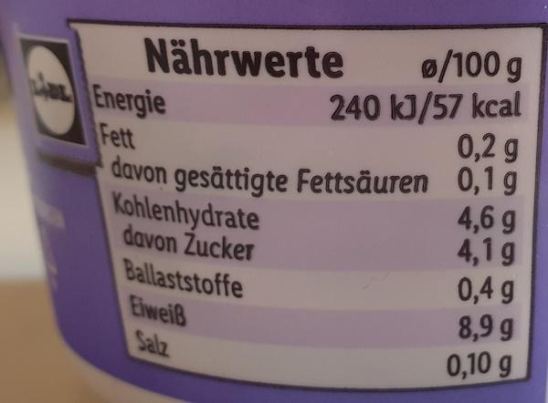 Milbona Skyr - Heidelbeere 13g Protein 4