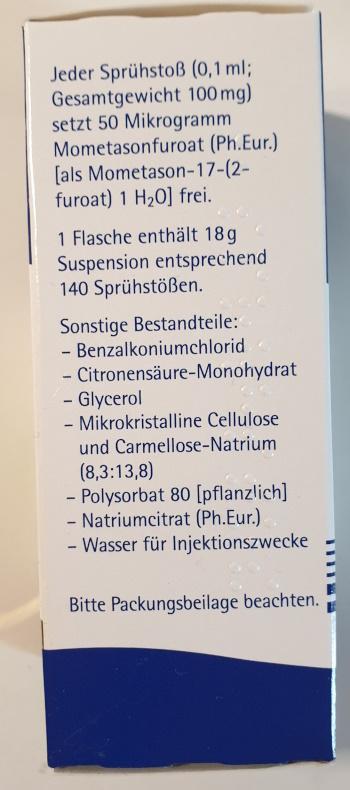 Mometason beta - Heuschnupfenspray 2