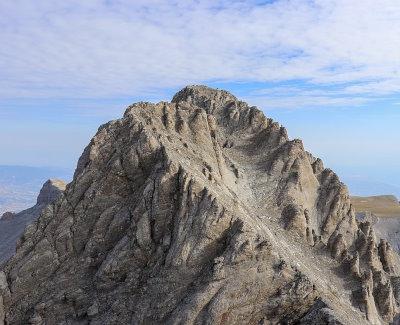 The tip of mount Olympos: Mytikas