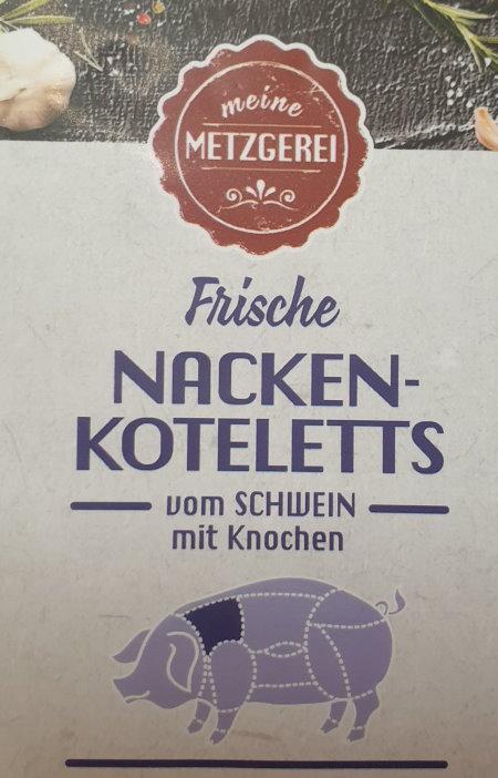 Nackenkoteletts mit Knochen - Pork neck chops with bone 3