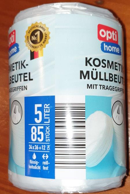 Opti home - Müllbeuter 5l - Kosmetik