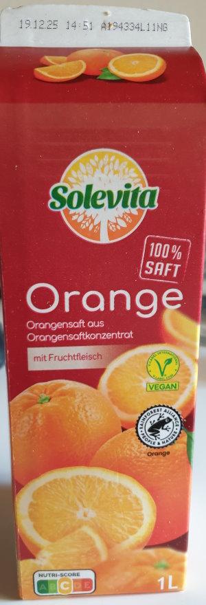 Orange juice from concentrate