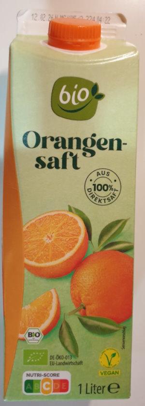 Orangensaft direkt bio
