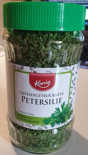 Petersilie, Gefriergetrocknete
