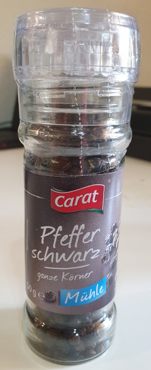 Pfeffer Schwarz ganze Körner - Mühle 2